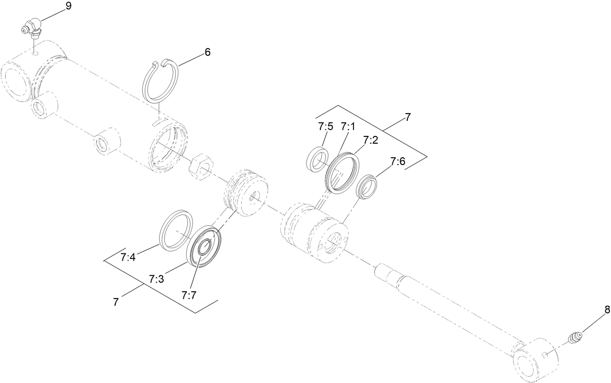 Hydraulic Cylinder Assembly No. 147-6094