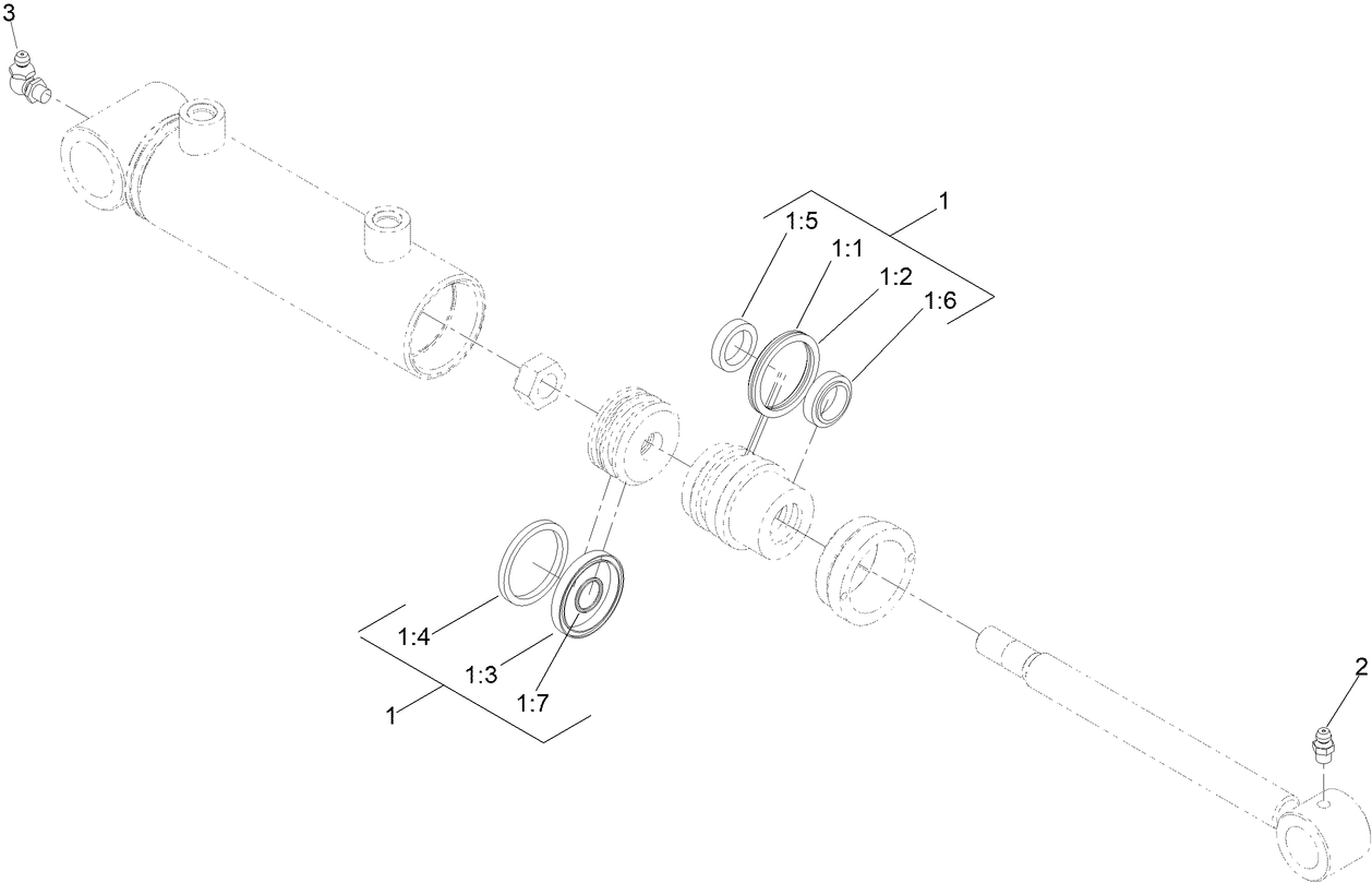 Hydraulic Cylinder Assembly No. 147-6099