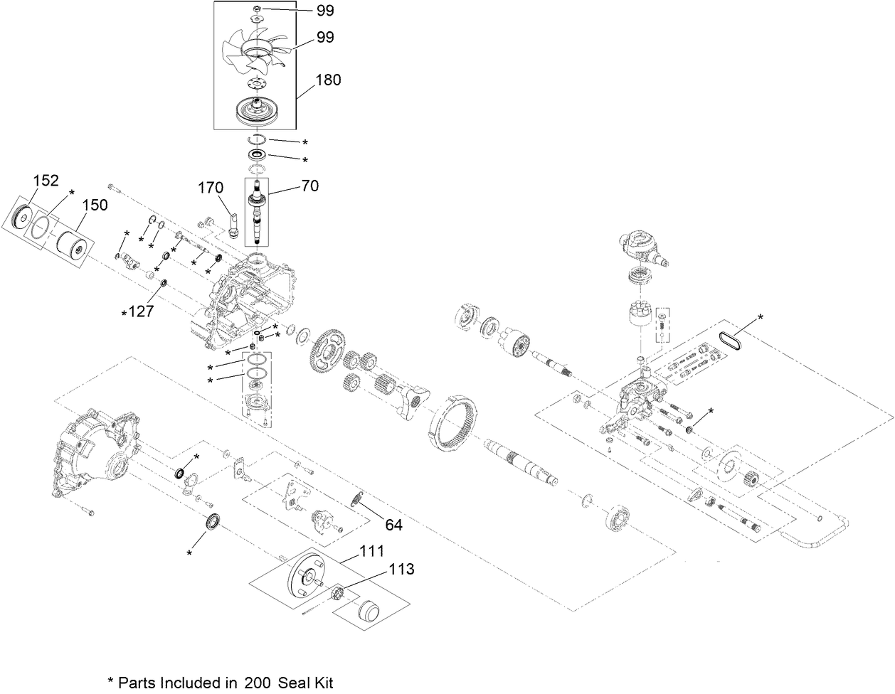 RH Transaxle Assembly No. 142-4467