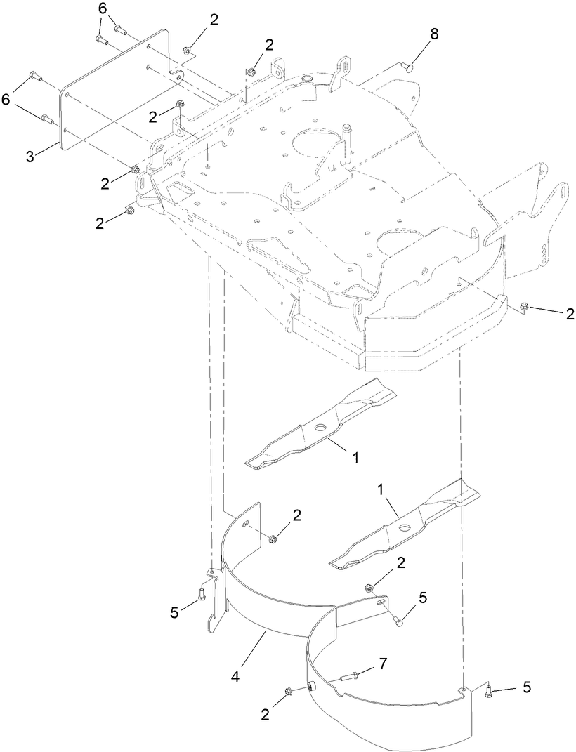 32 Inch Mulch Kit Assembly