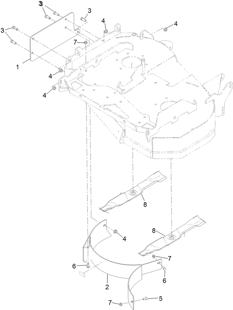 36 Inch Mulch Kit Assembly No 161-6719