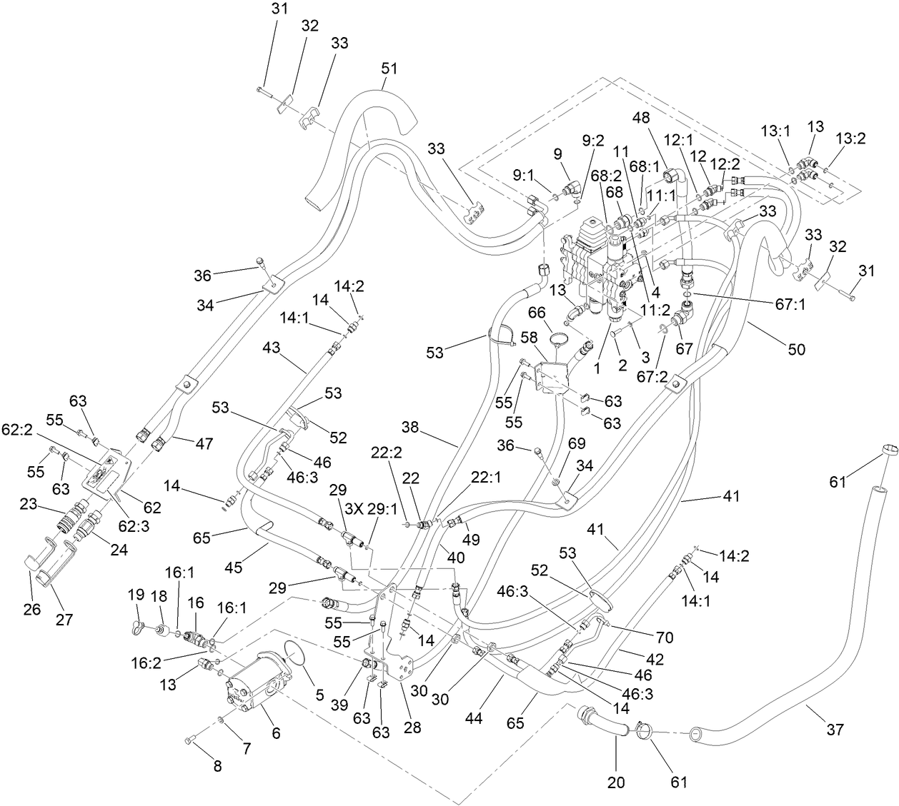 Principal Hydraulics Assembly
