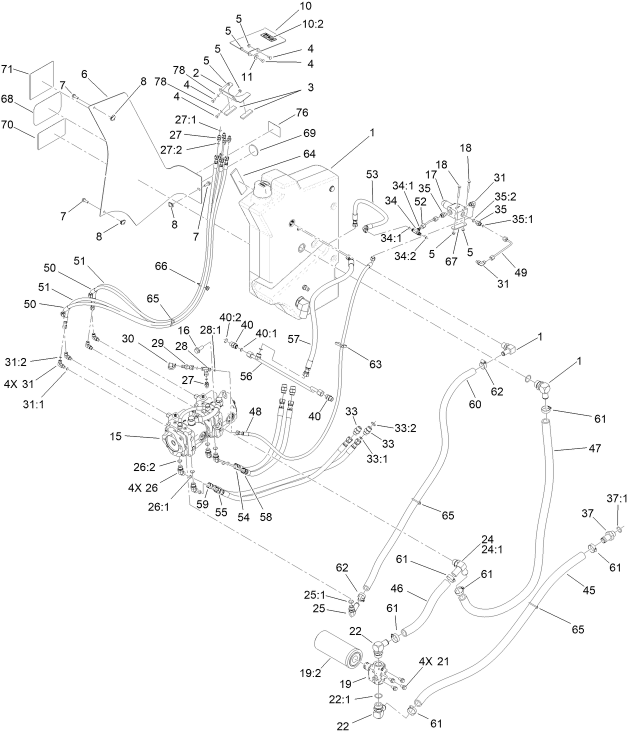Traction Hydraulics Assembly