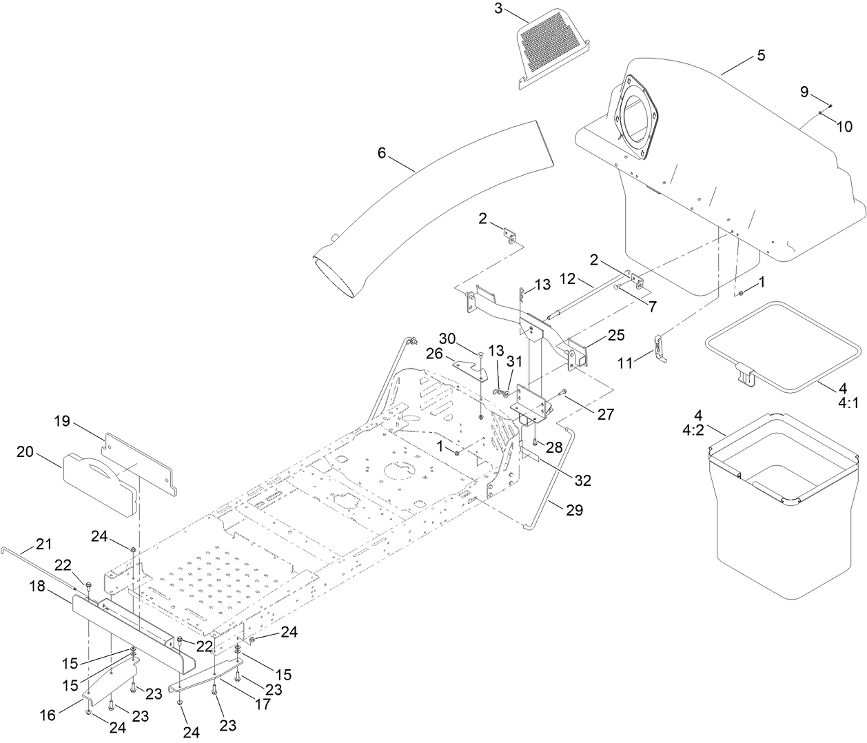 Frame and Bag Assembly
