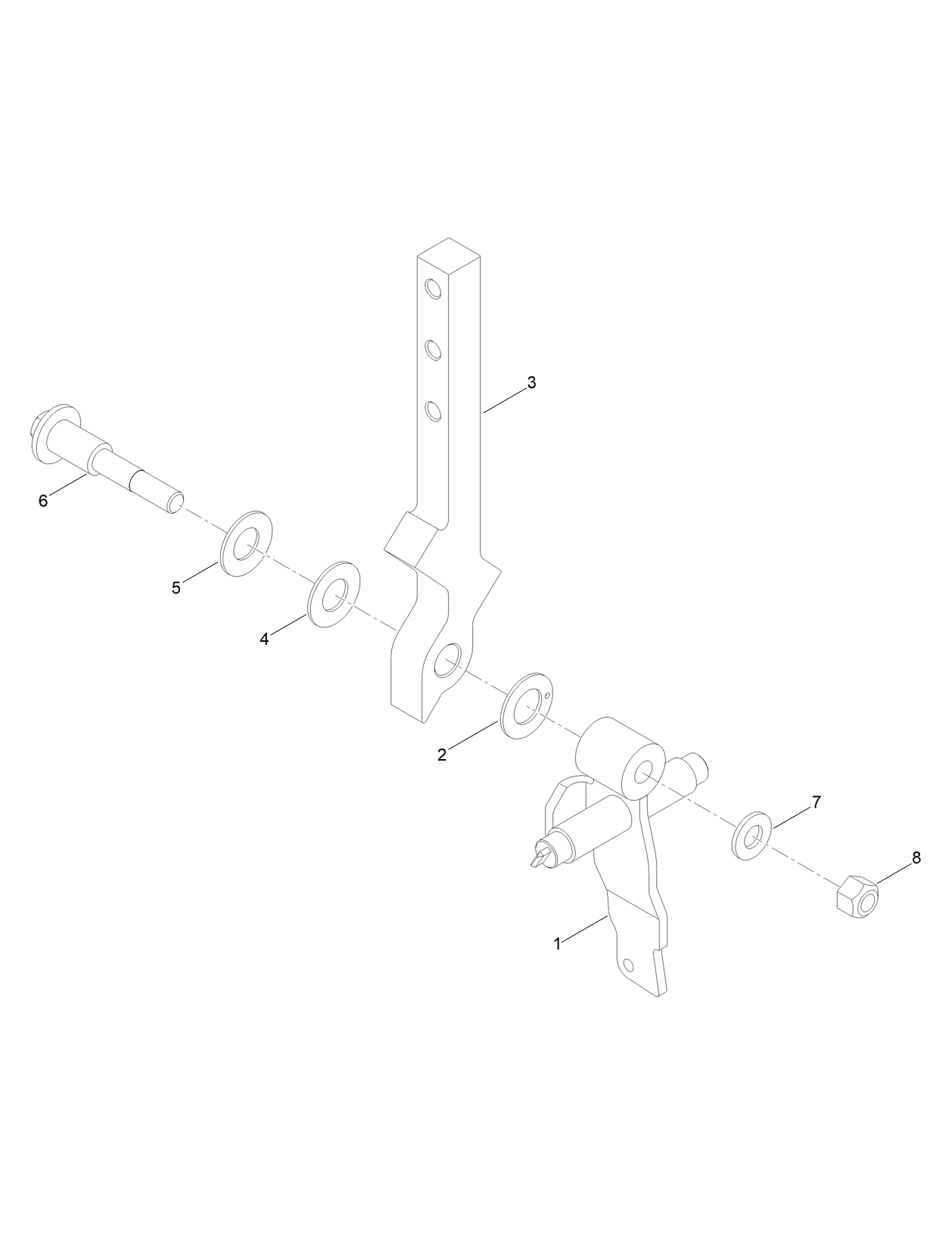 Left Motion Control Assembly No. 146-3656