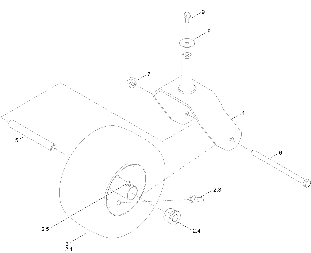 Caster Wheel Assembly