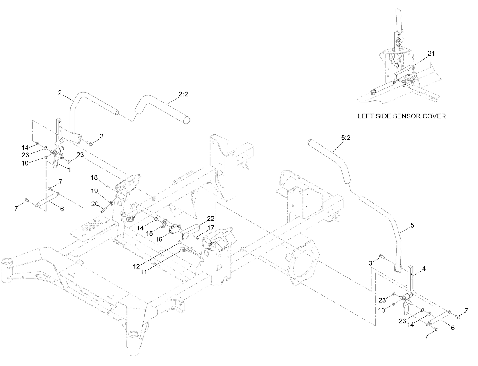 Motion Control and Parking Brake Assembly