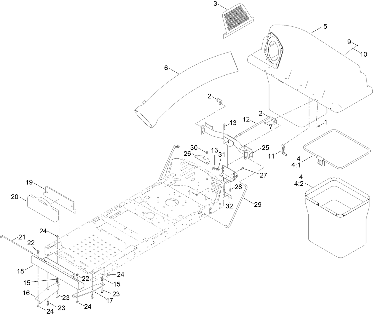 Frame and Bag Assembly