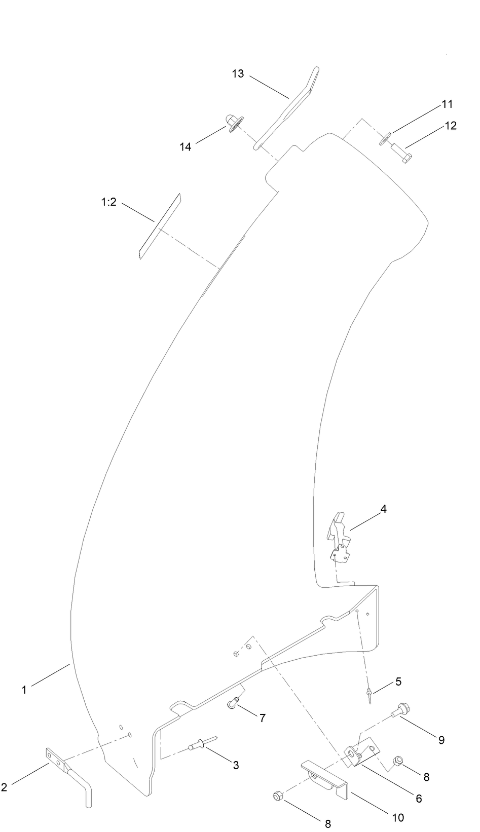 Chute Assembly No. 140-5167