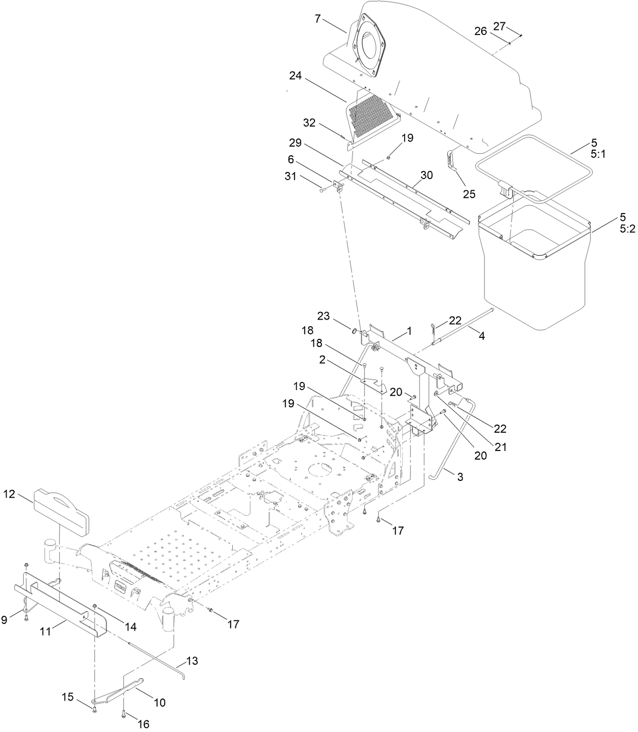Frame and Bag Assembly