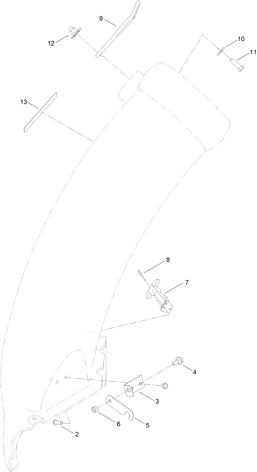 50 Inch Chute Assembly No. 121-5651