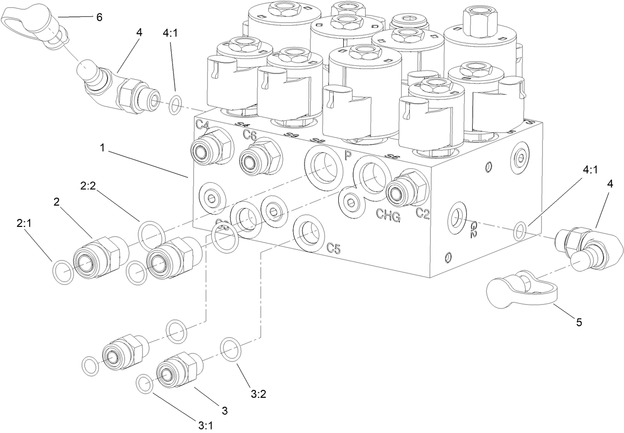 Lift Manifold Assembly No. 117-2389