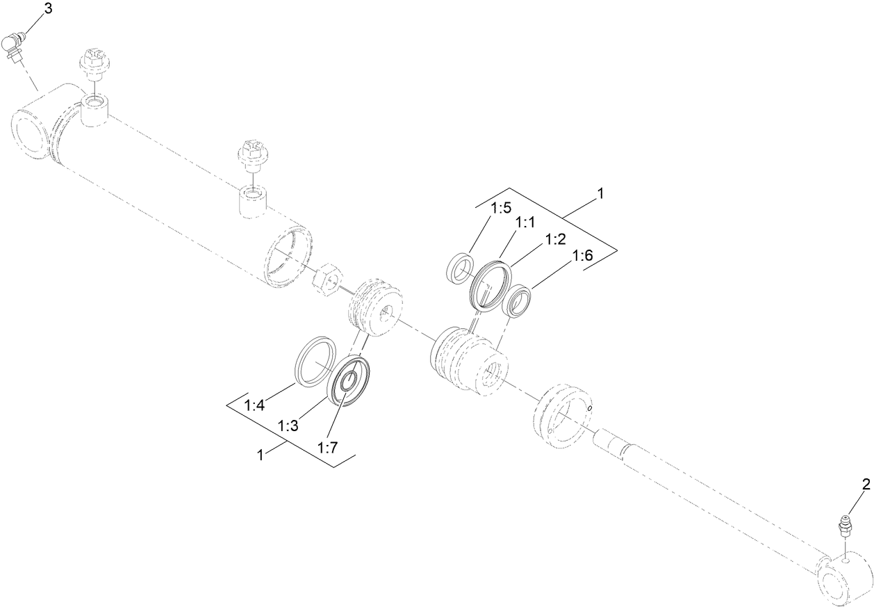 Hydraulic Cylinder Assembly No. 147-6097