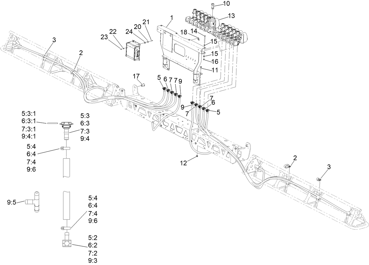 Valve Mount and Hose Assembly