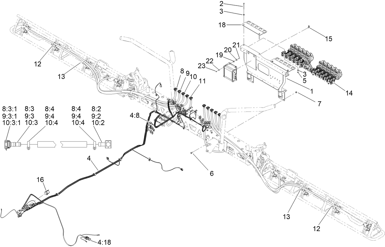 Manifold Valve and Hose Assembly