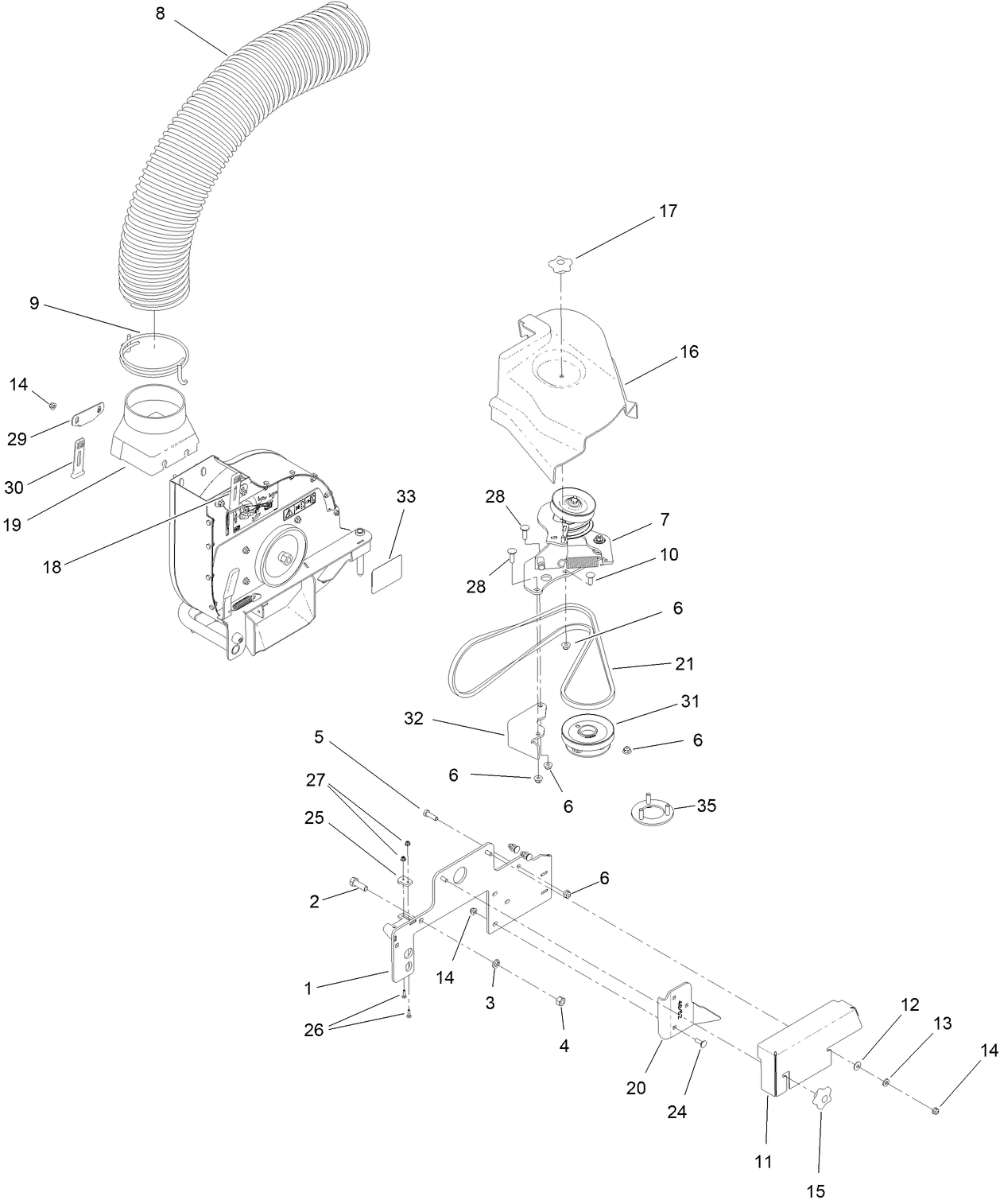Blower Drive Assembly