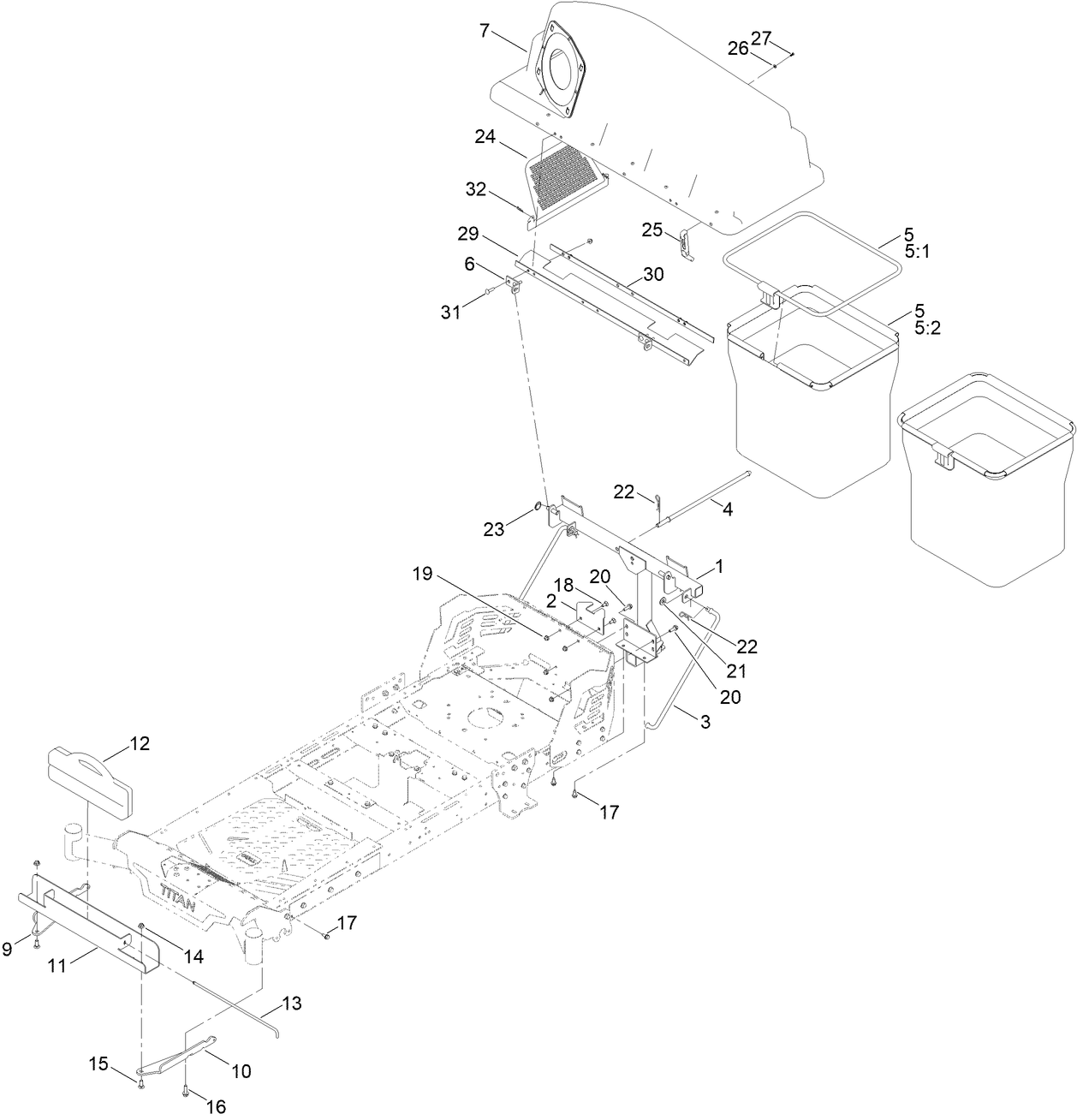 Frame and Bag Assembly