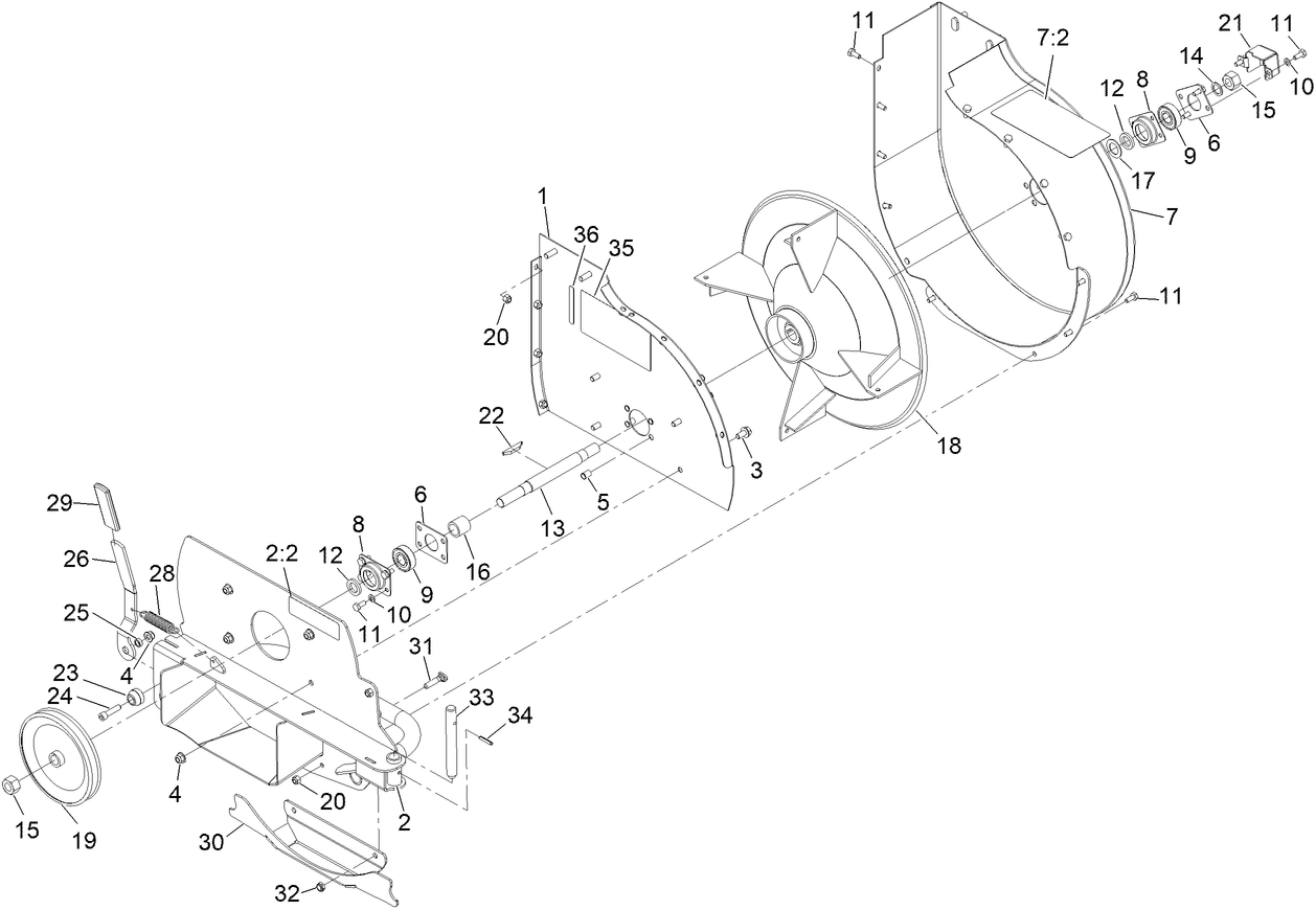 Blower Assembly-136-0570