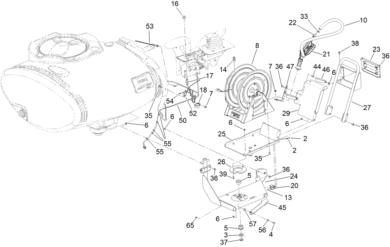 Electric Hose Reel Kit