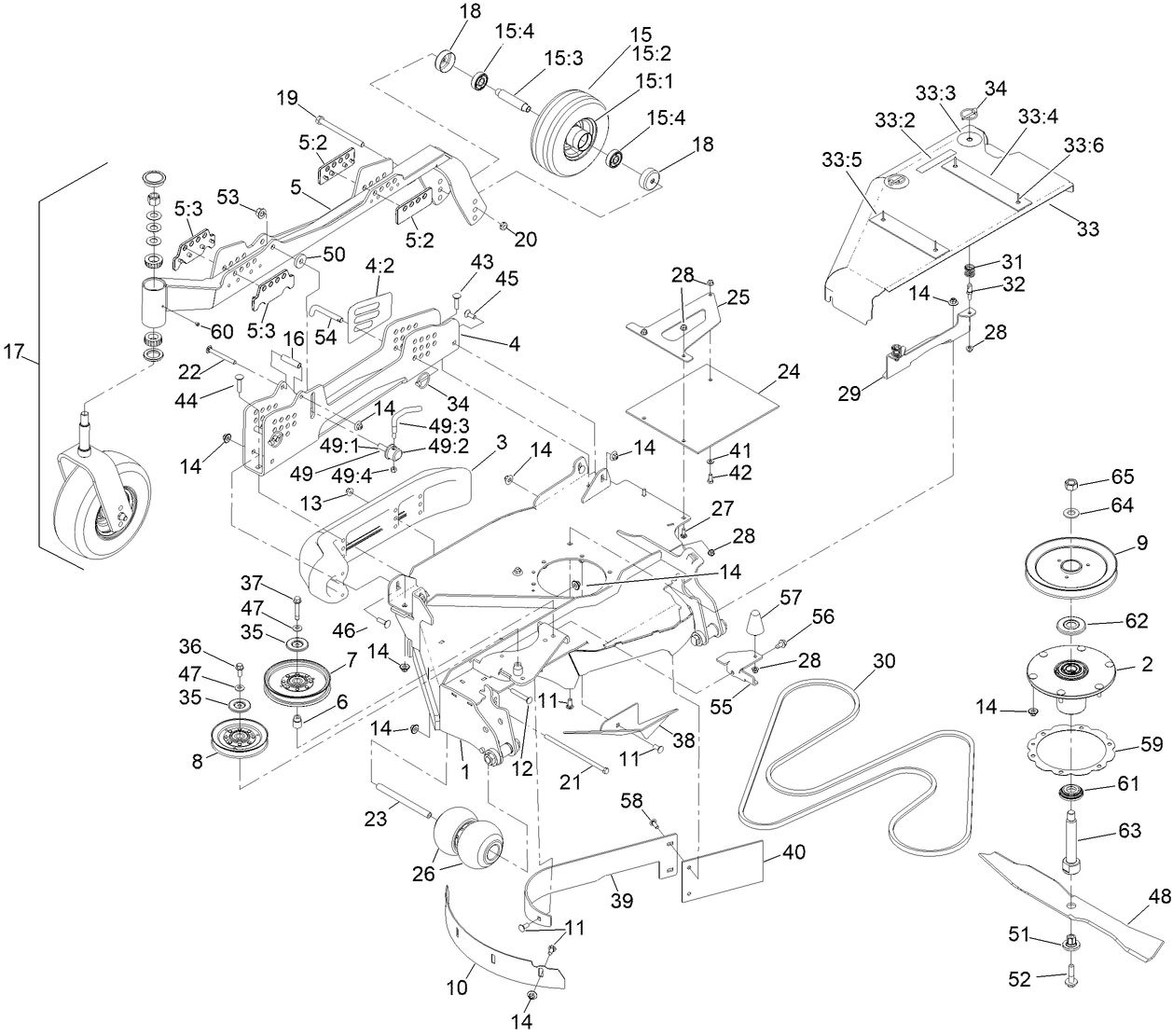 RH Wing Deck Assembly