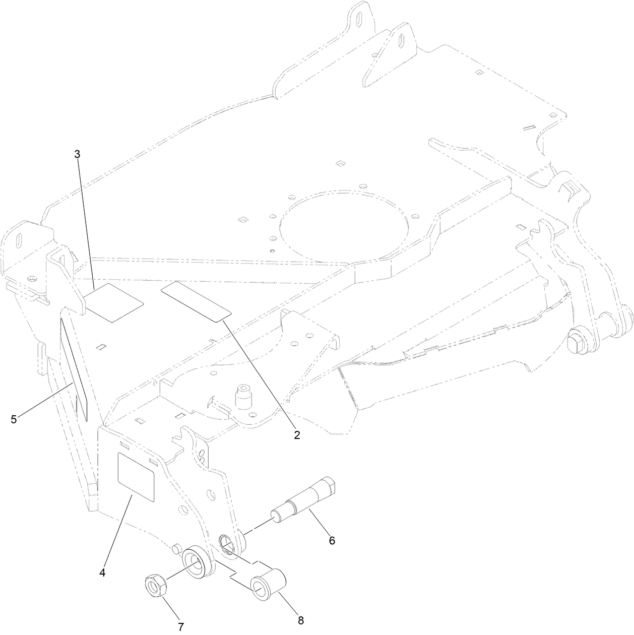 RH Wing Deck Decal Assembly No. 146-3904