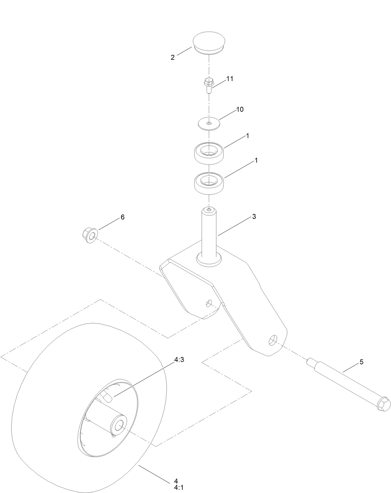 Caster Wheel Assembly