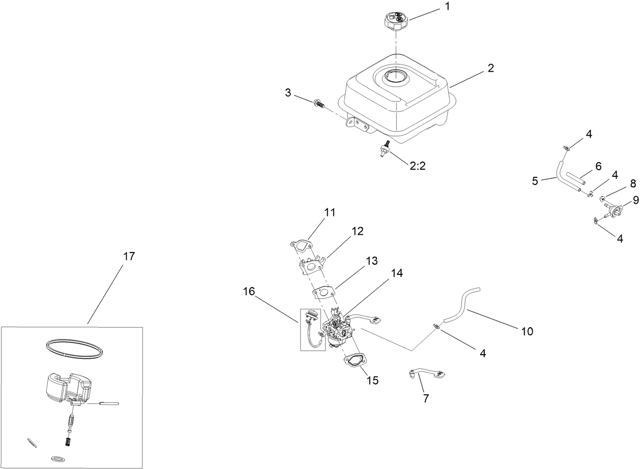 Fuel System and Carburetor Assembly