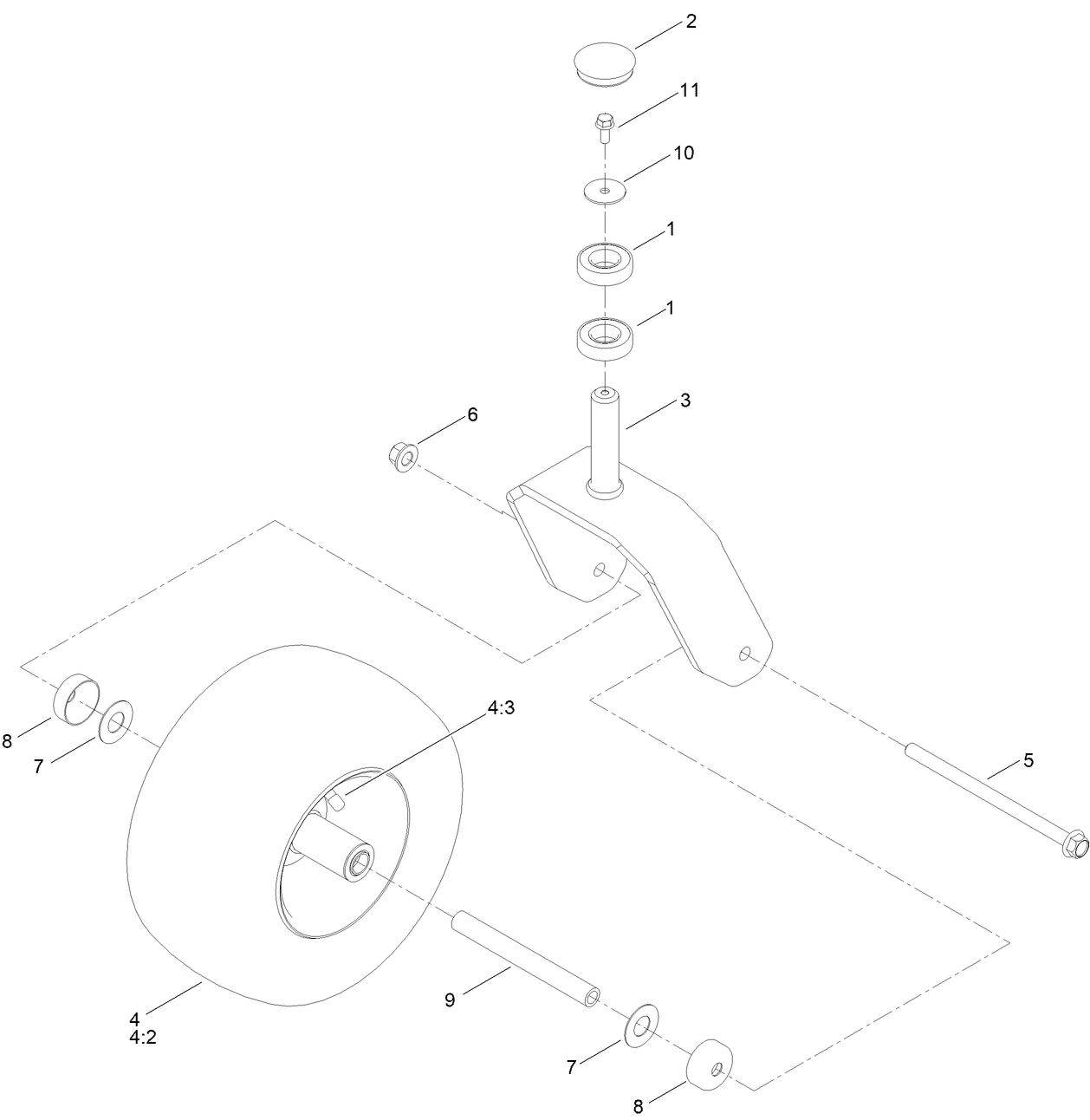 Caster Wheel Assembly
