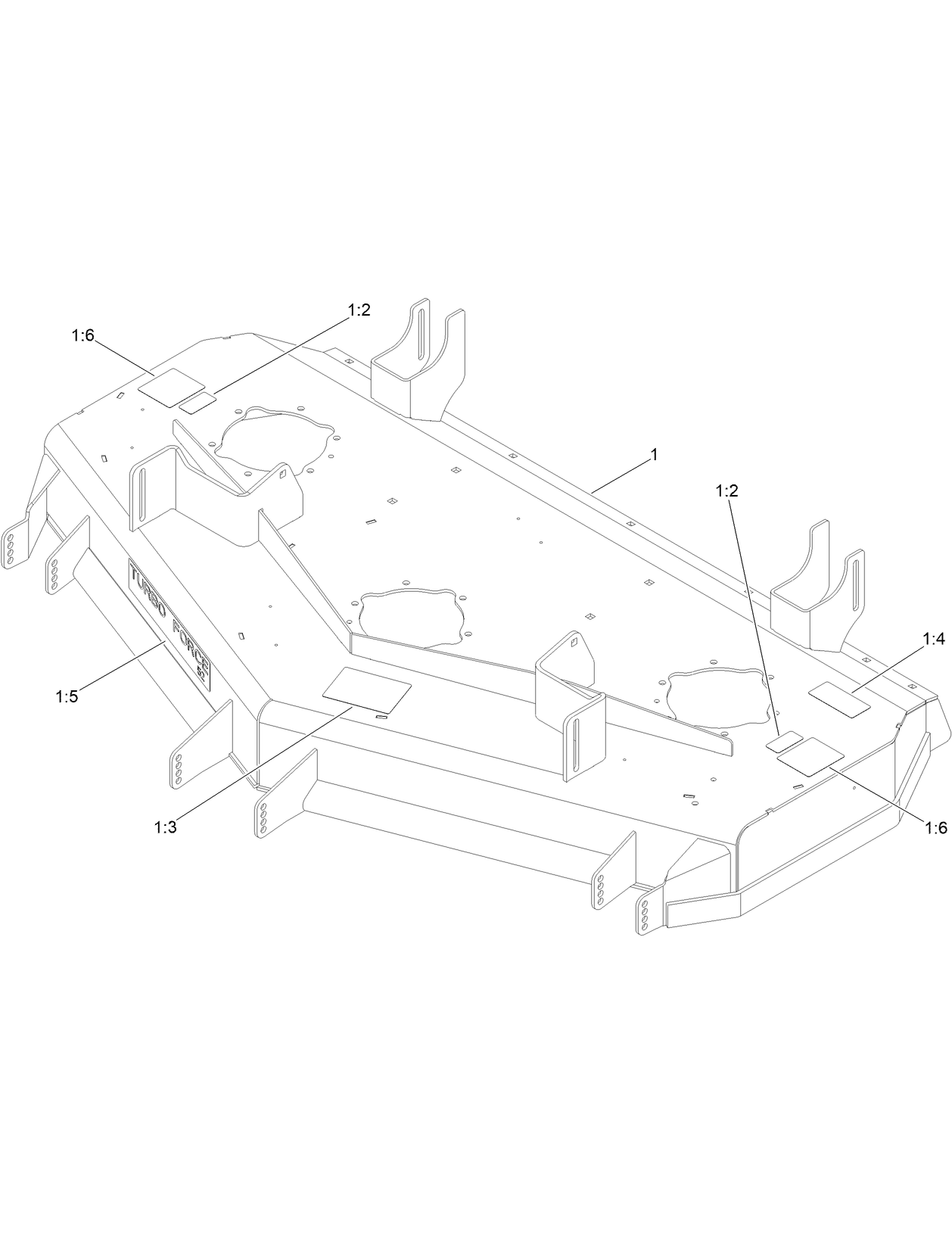 Deck Decal Assembly No. 161-6840