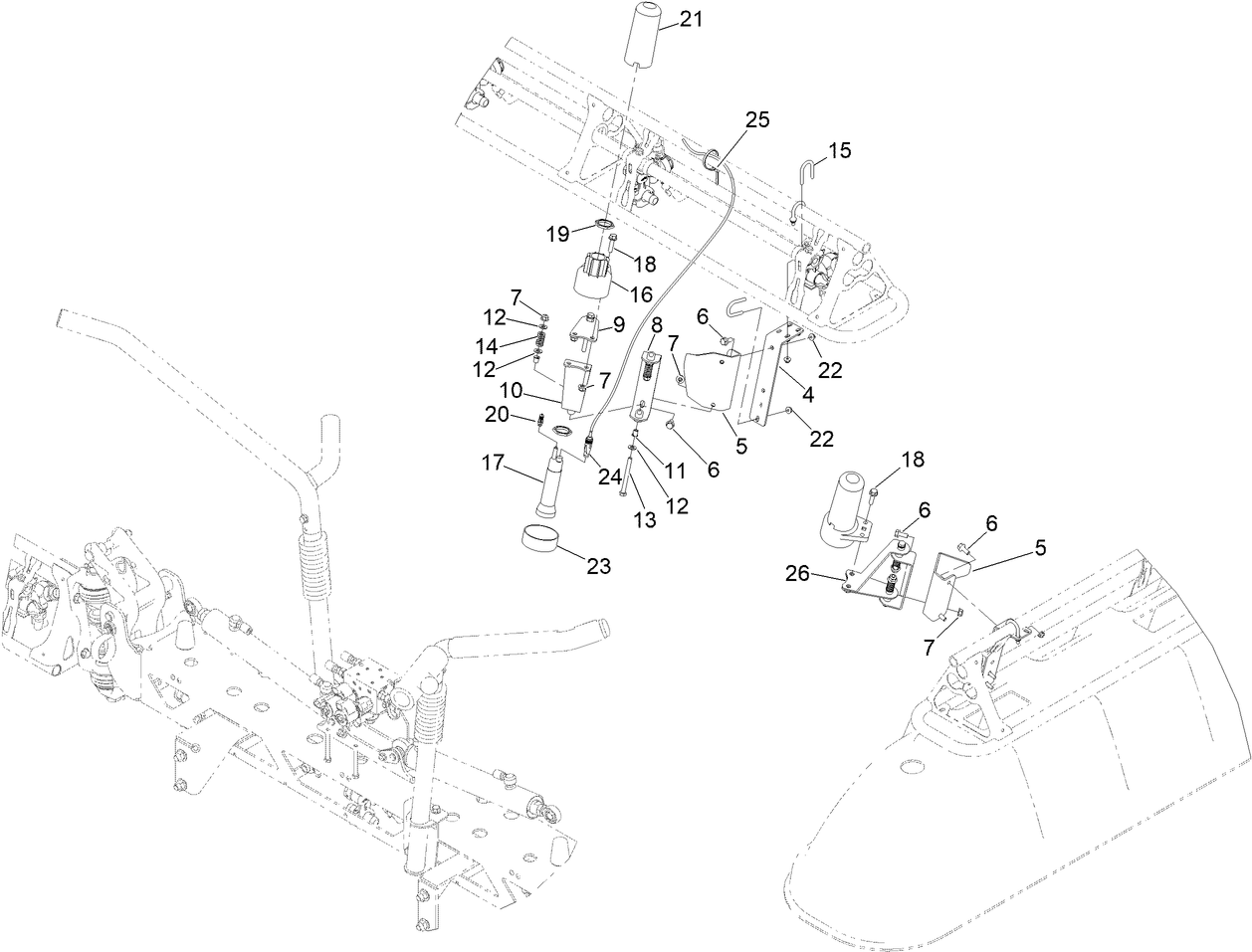 Ultra Sonic Boom Leveling Assembly