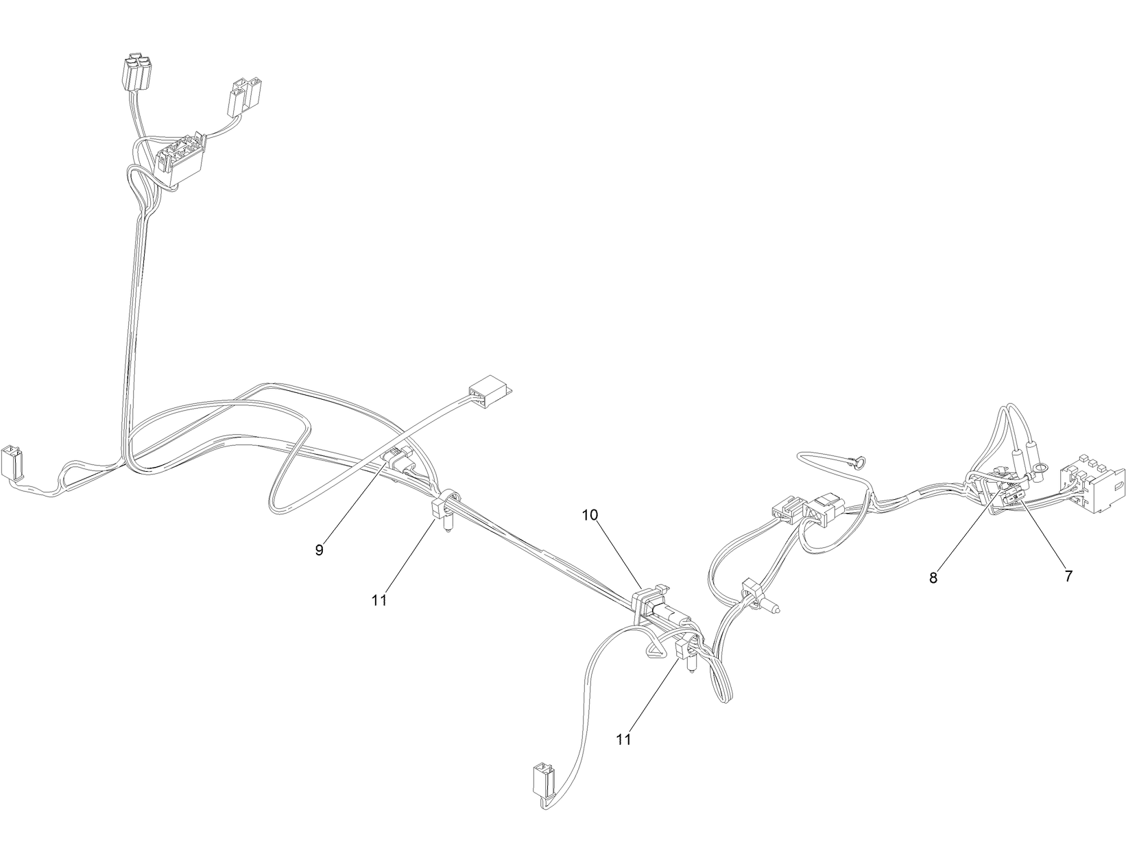 Main Wire Harness  Assembly No. 145-6382