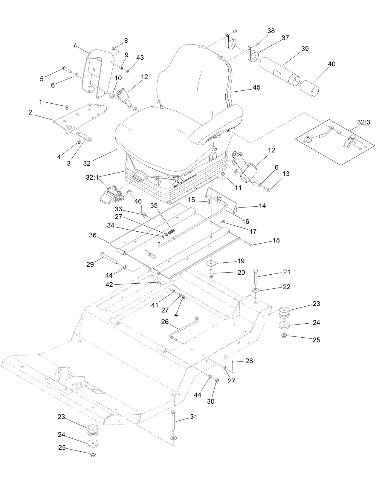 Seat Base and Seat Assembly