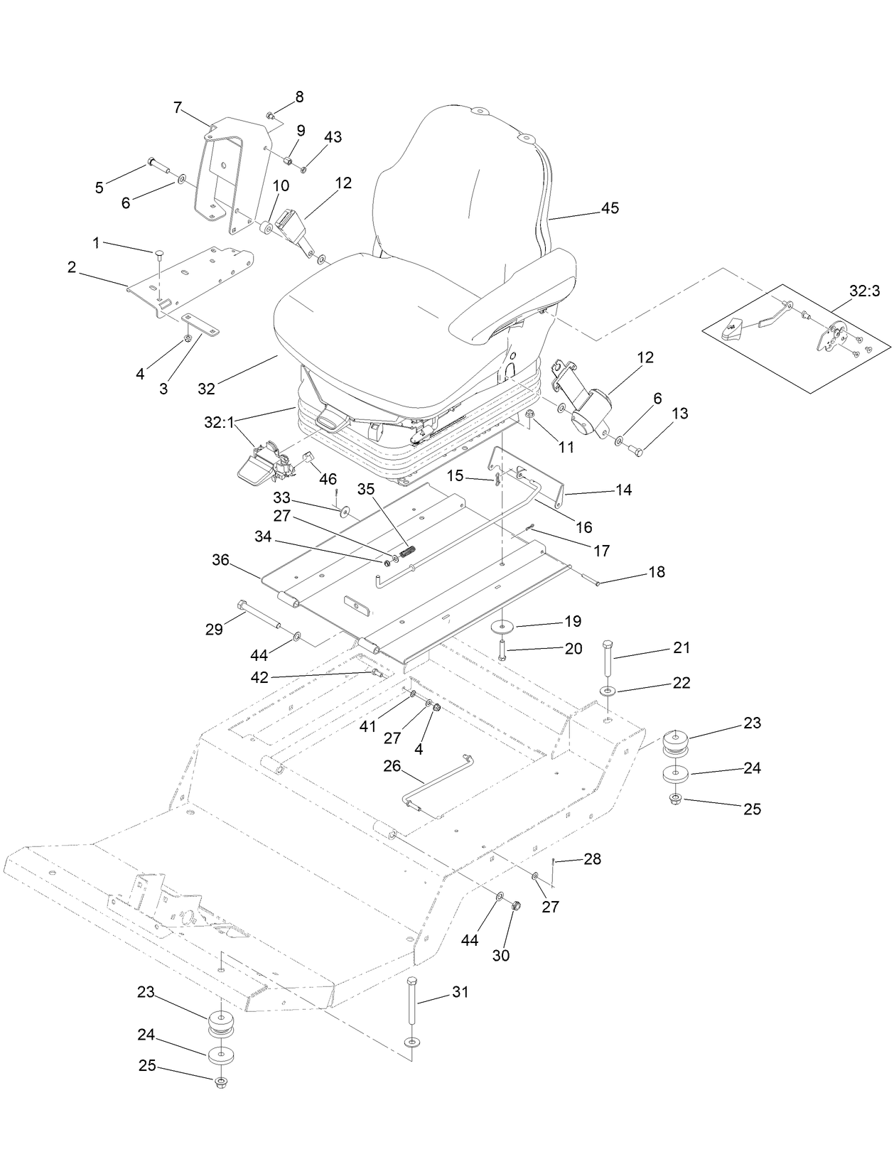 Seat Base and Seat Assembly
