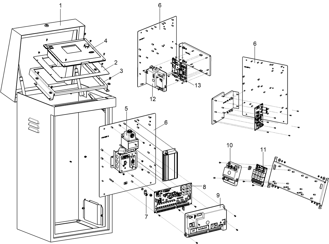 DXi Metal Pedestal Controller