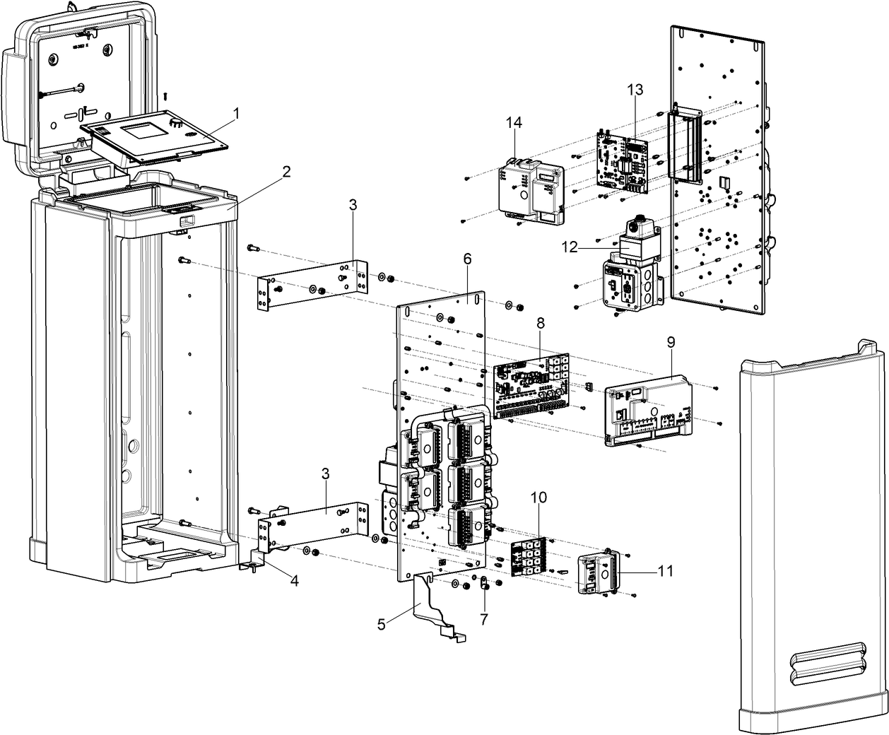 DXi Plastic Pedestal Controller