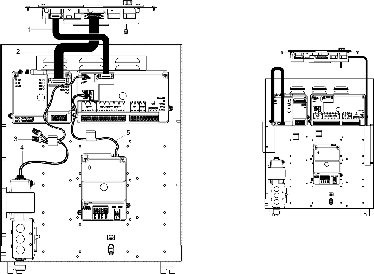 DXi Wall Mount, 2-Wire, Wiring