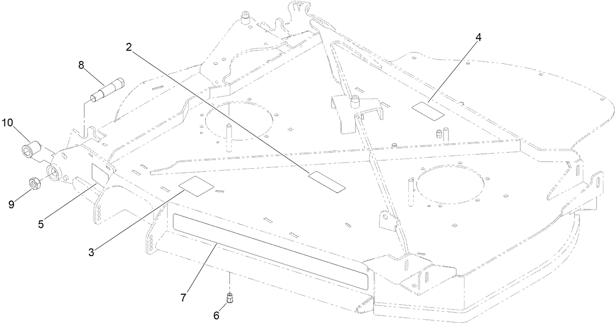 LH Wing Deck Decal Assembly No. 146-3909