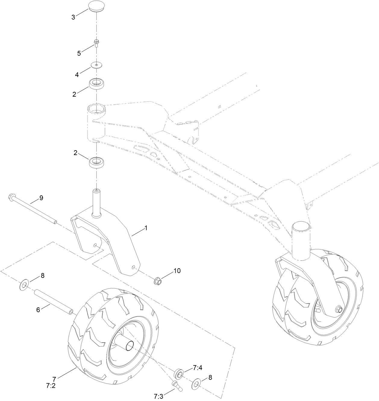 Caster Wheel Assembly