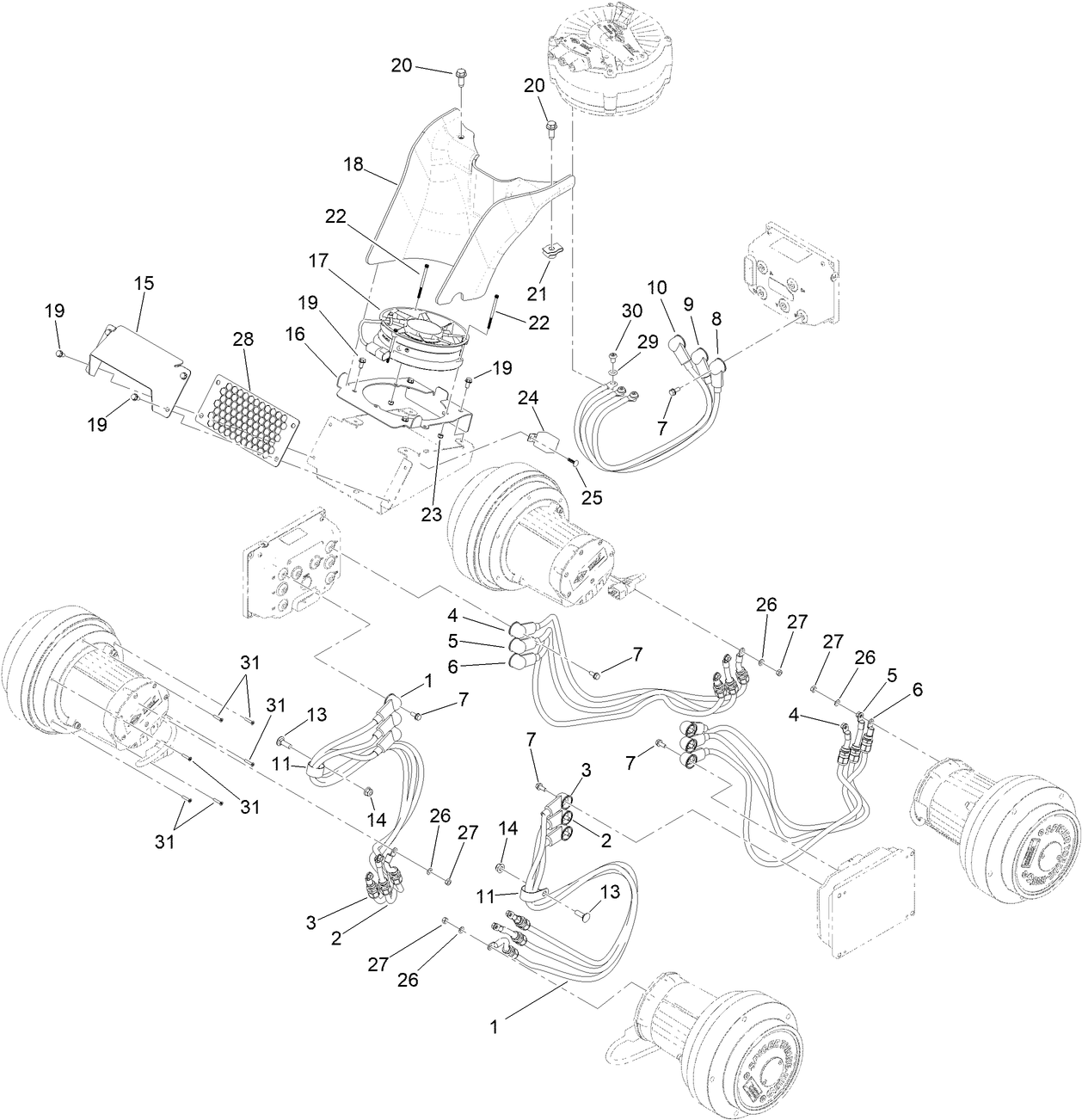 Drivetrain Electrical Connection Assembly
