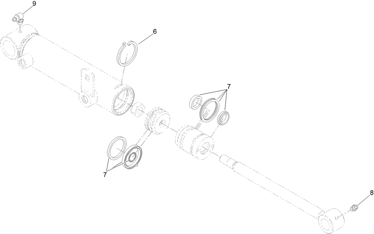 Hydraulic Cylinder Assembly No. 147-6098