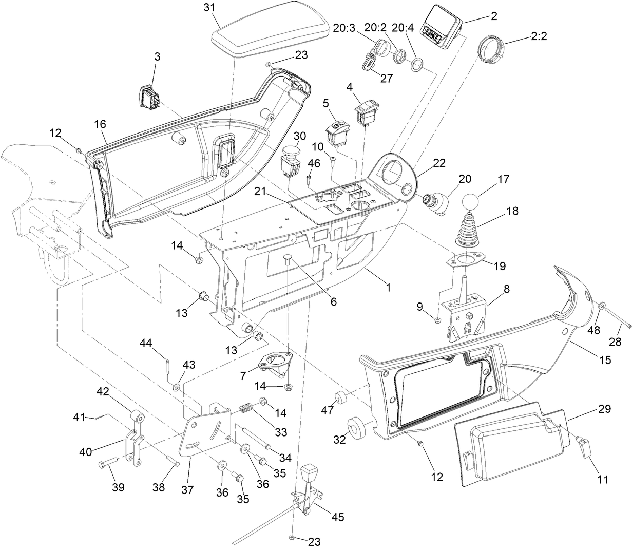 Control Console Assembly