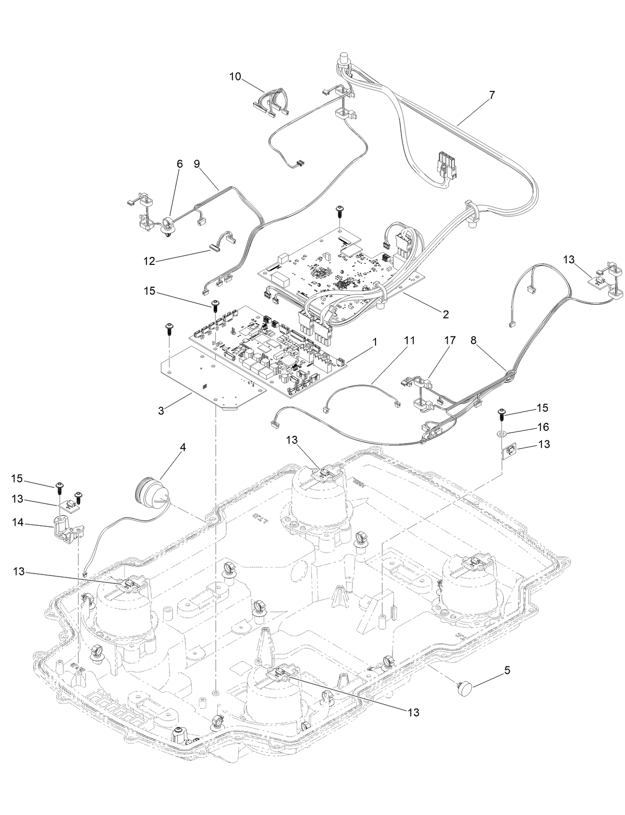 Upper Chassis Wiring Assembly