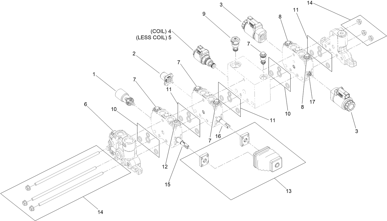 Hydraulic Loader Valve Assembly No. 147-6885