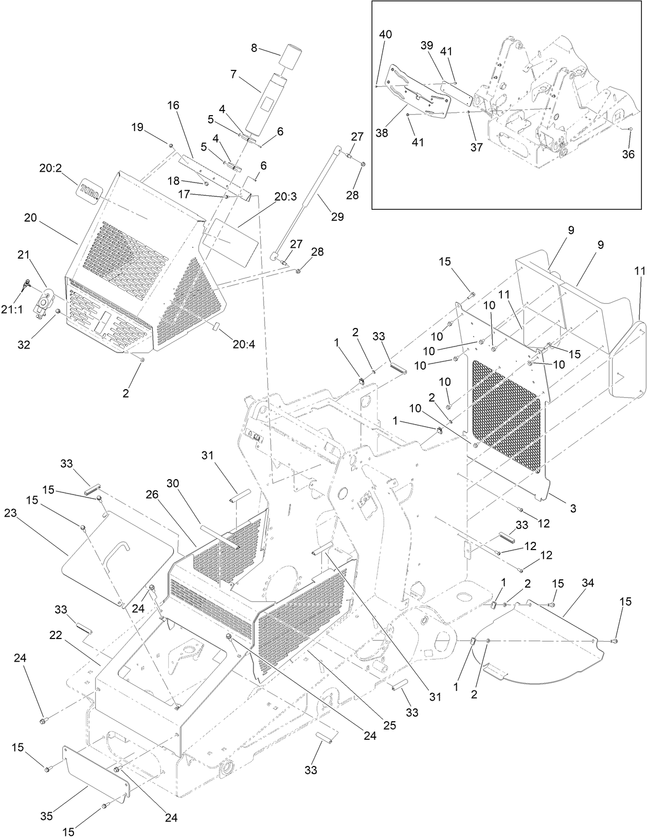 Hood and Covers Assembly