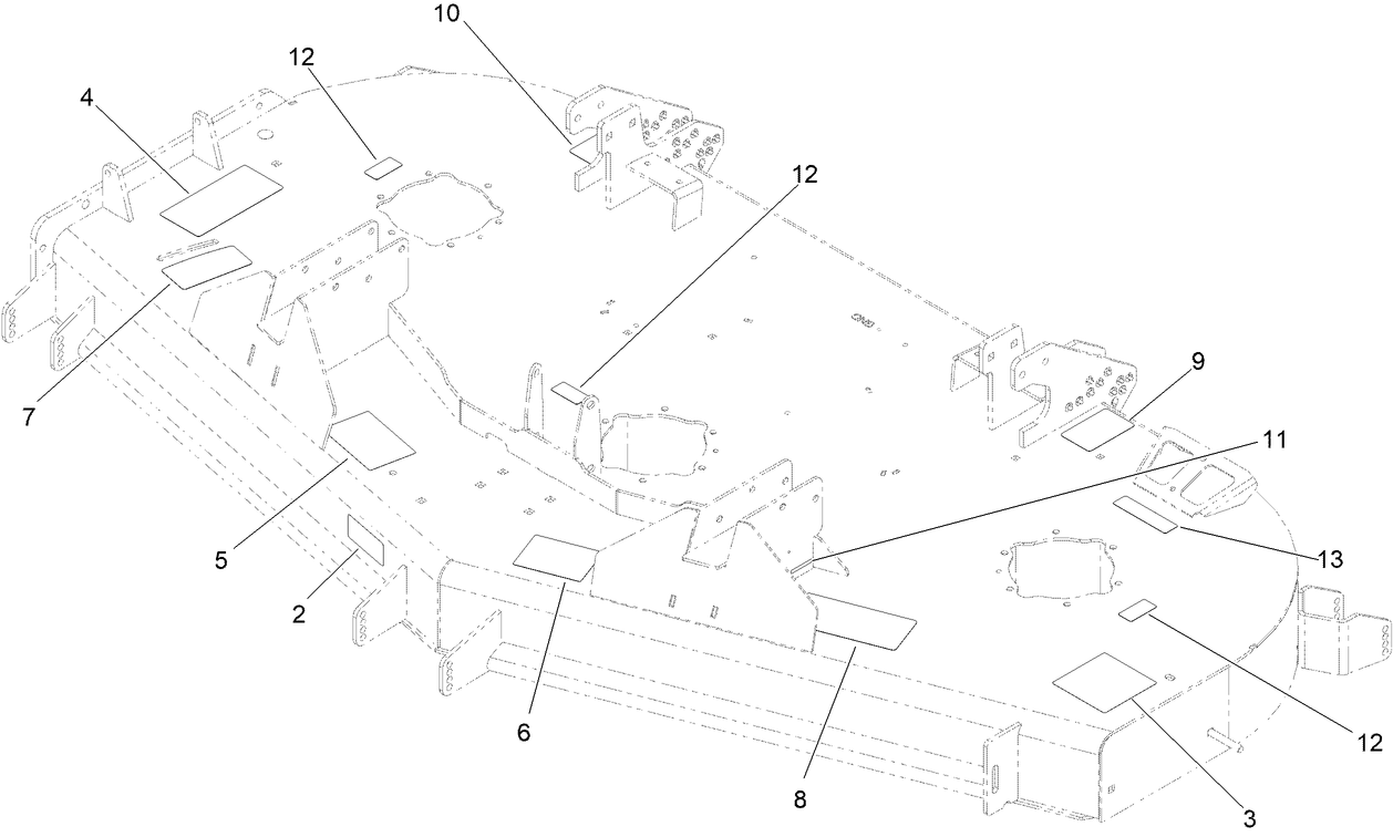 Deck Decal Assembly No. 161-0831