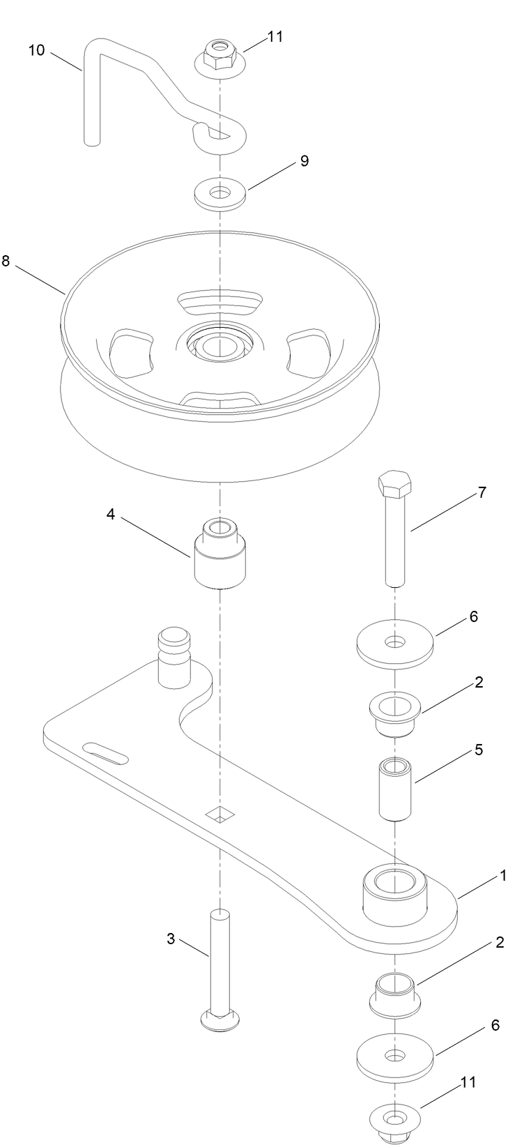 Idler Arm Assembly No. 161-6406