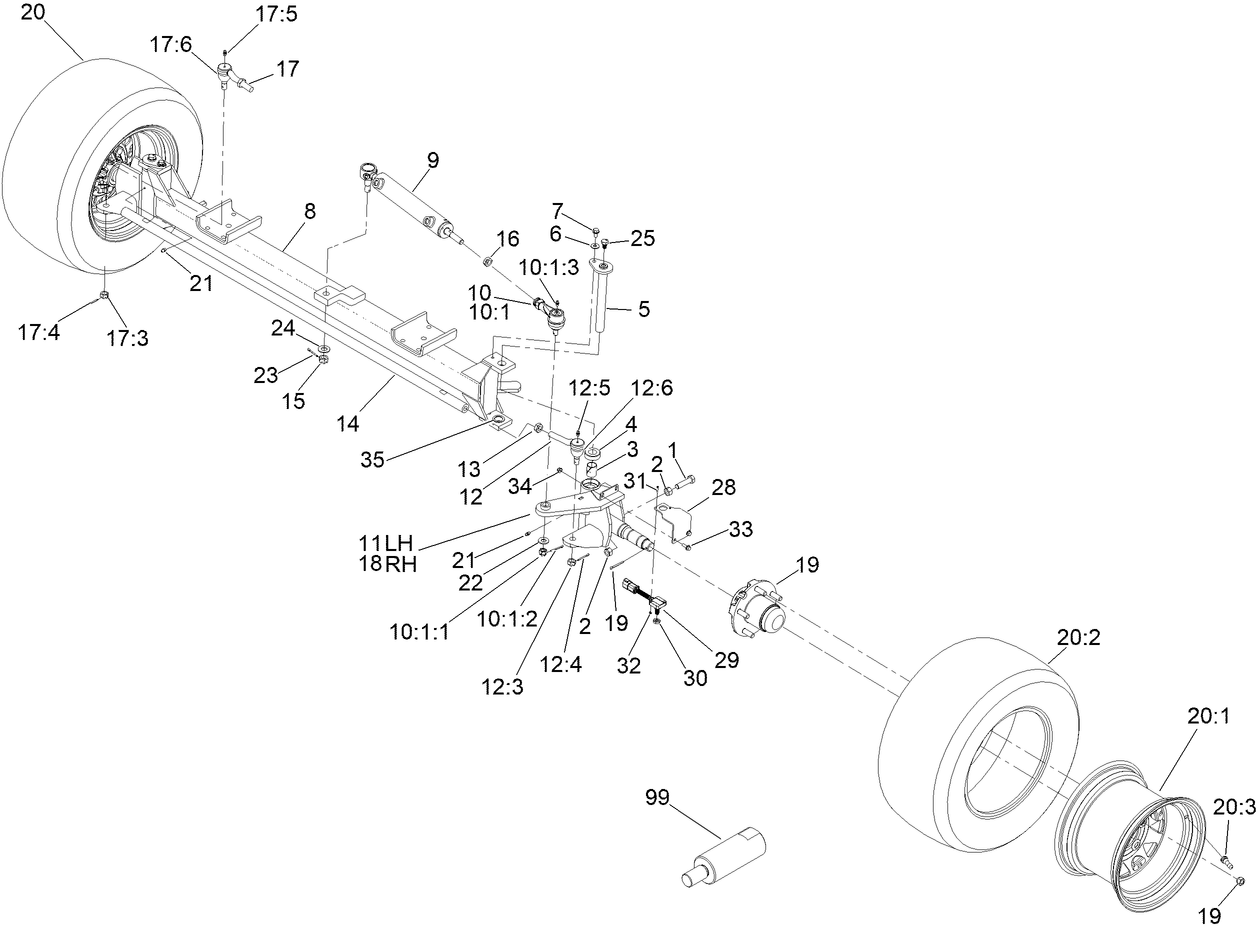 Front Axle Assembly