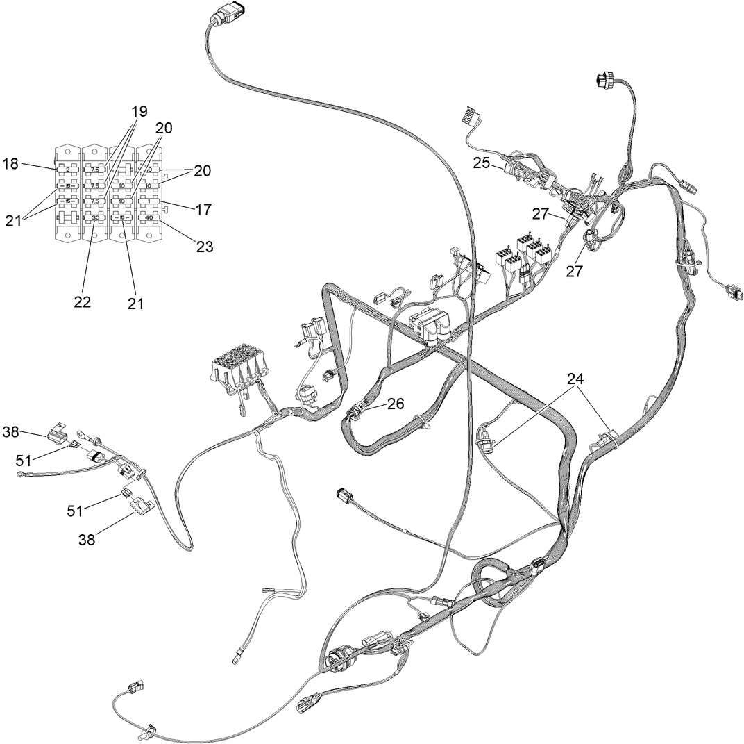Wire Harness Assembly No. 122-3653
