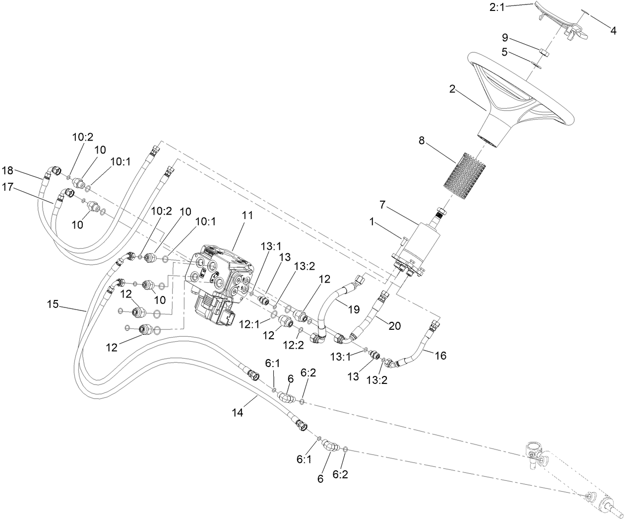 Steering Hydraulic Assembly