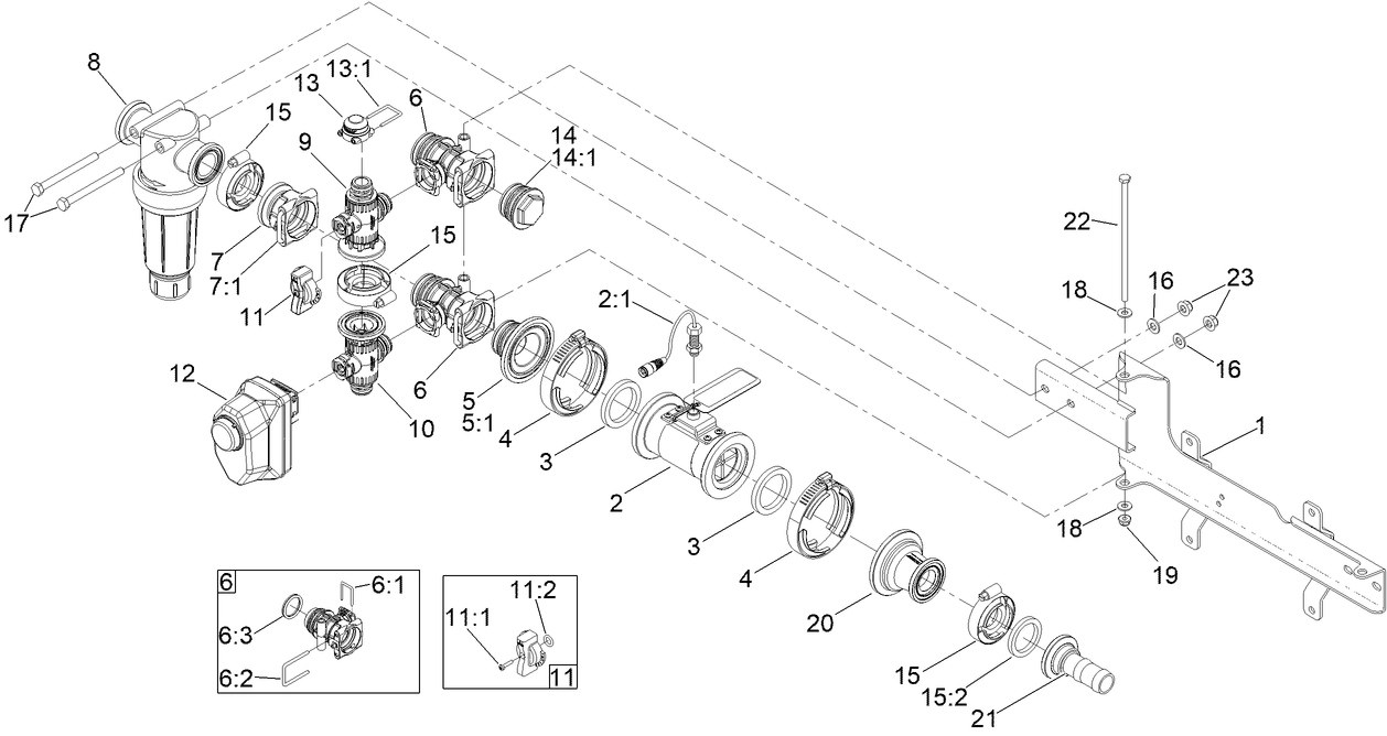 Agitation Manifold Assembly